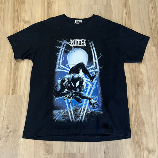 Kith x Marvel Symbiote Spiderman Vintage Tee Black
