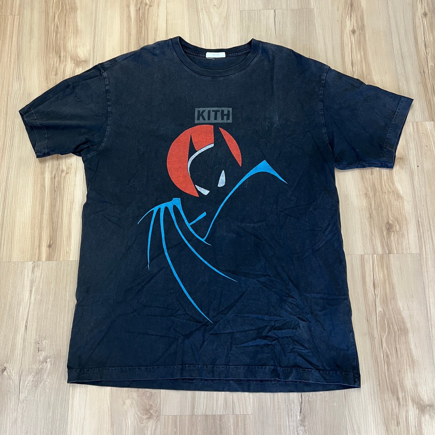 Kith x Batman Animated Vintage Tee 'Black'