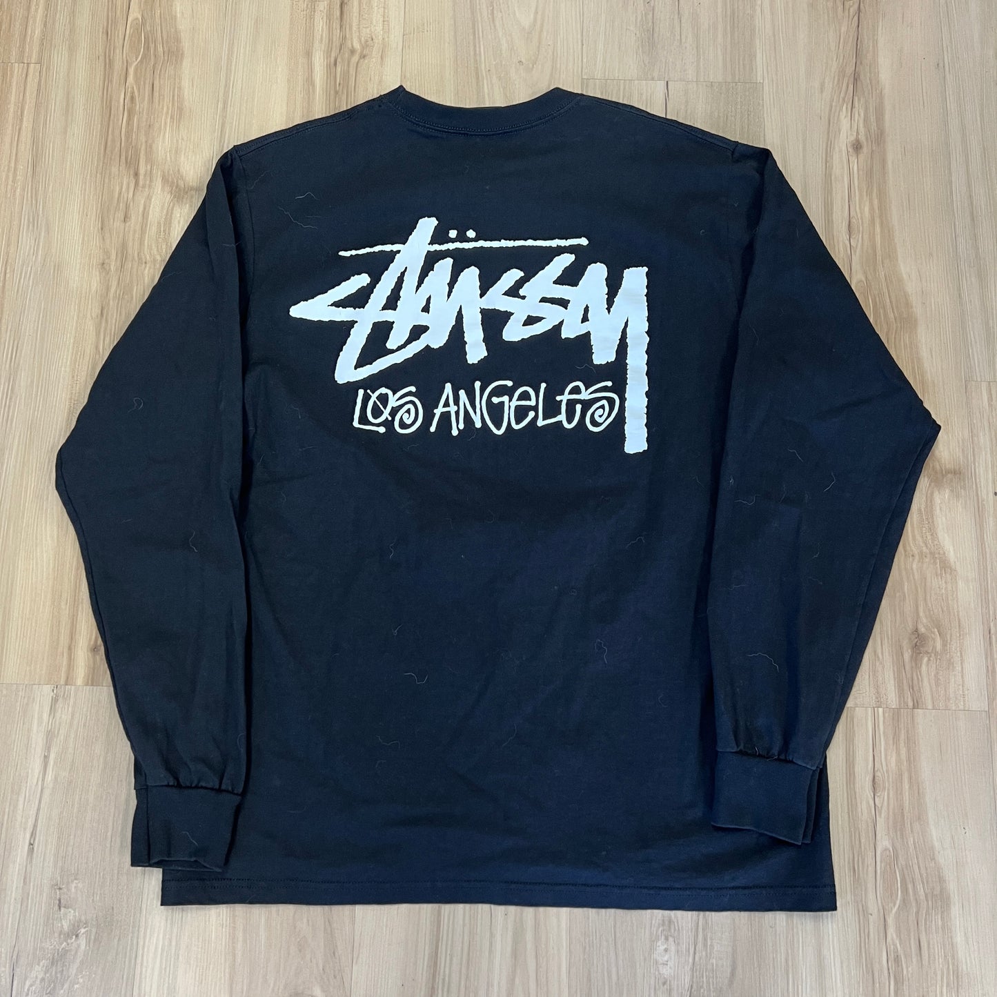 Stüssy "Stock Los Angeles" L/S tee Black
