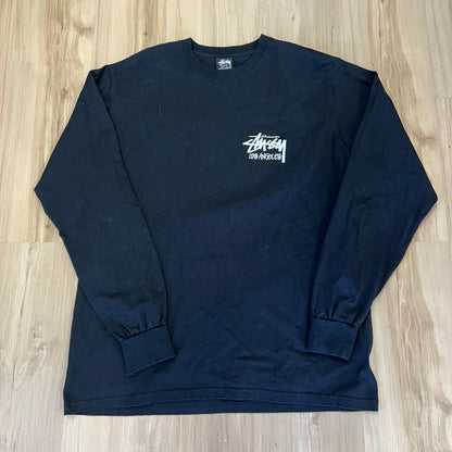 Stüssy "Stock Los Angeles" L/S tee Black