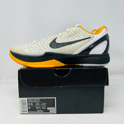 Kobe 6 Protro Playoff Pack White Del Sol