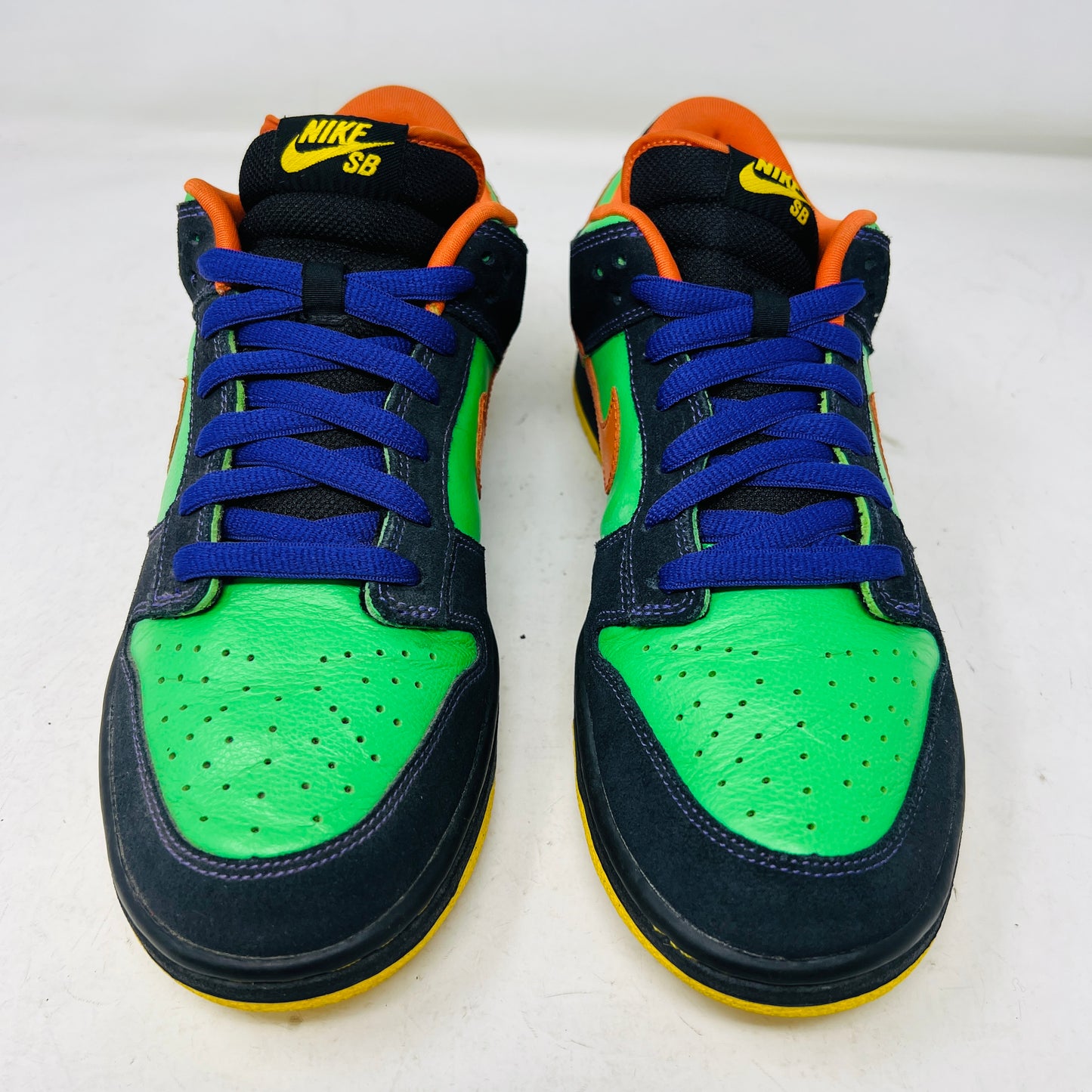 Nike SB Dunk Low Green Spark Hoop Orange