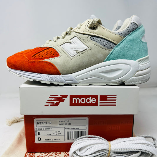 New Balance 990v2 Kith Cyclades (without Socks)