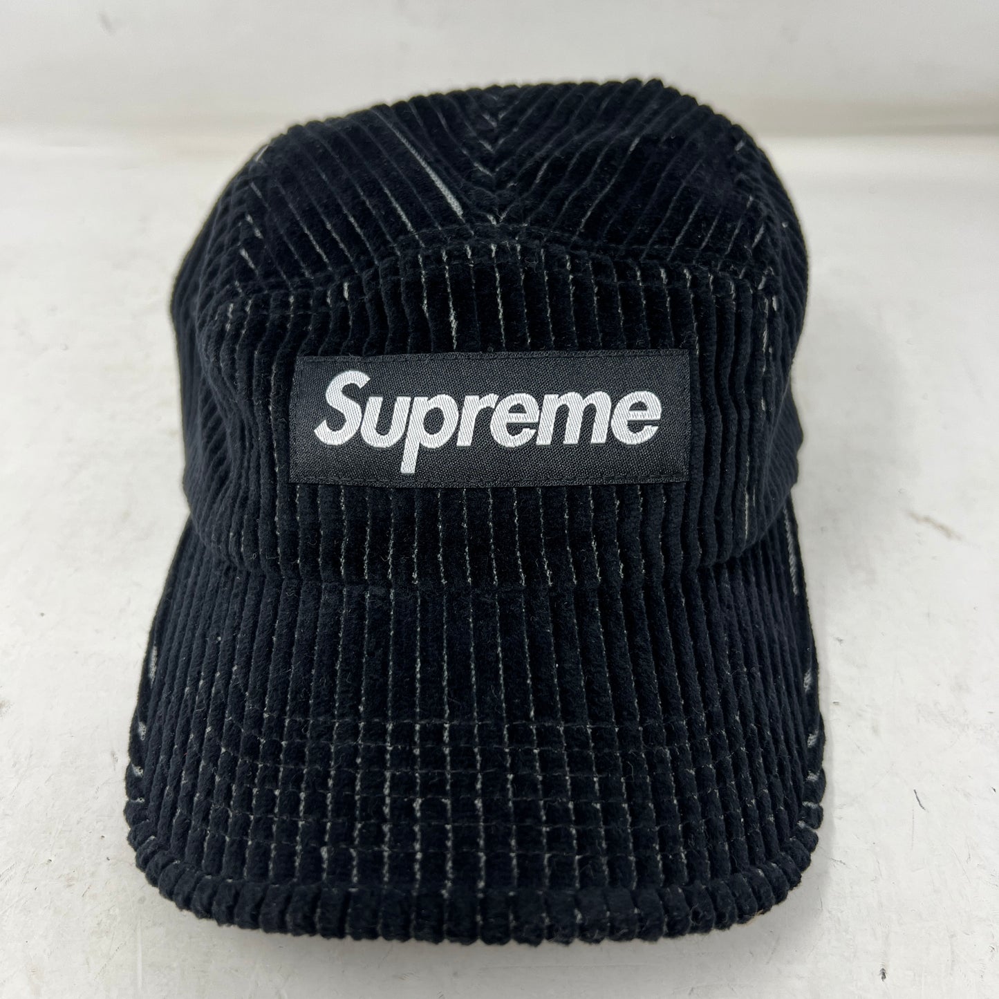 Supreme Corduroy Camp Cap (FW25) Black