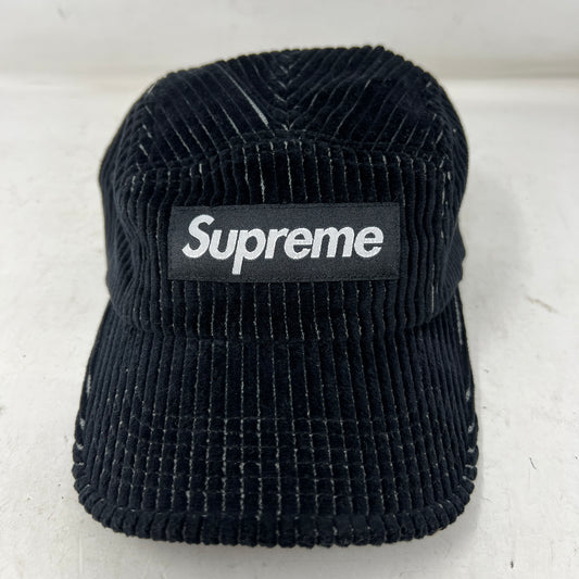 Supreme Corduroy Camp Cap (FW25) Black