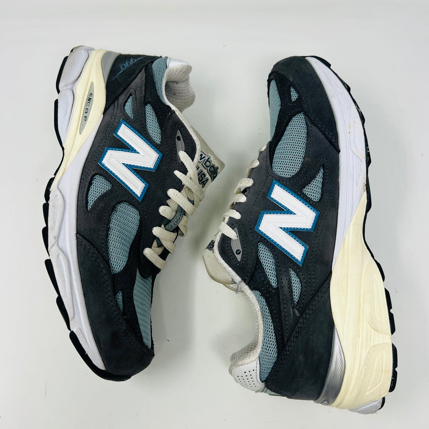 New Balance 990v3 MiUSA Kith Steel Blue