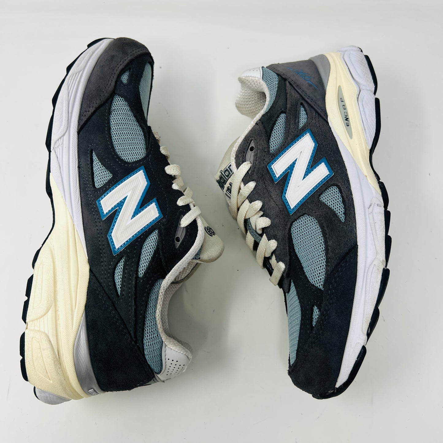 New Balance 990v3 MiUSA Kith Steel Blue