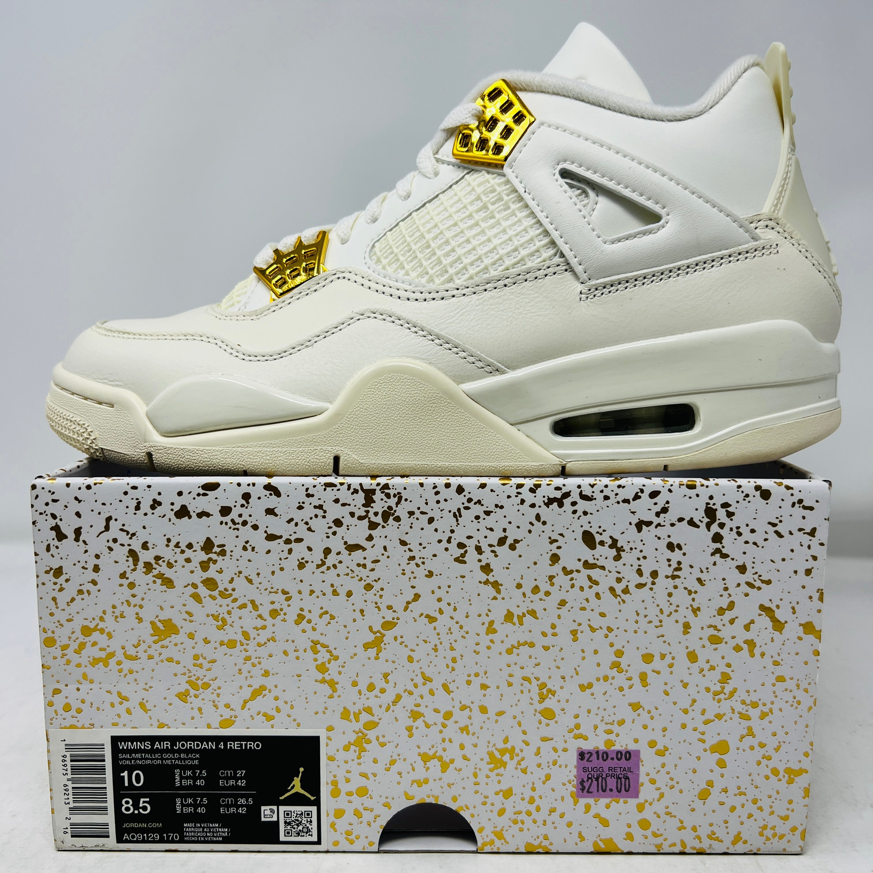 Jordan 4 Retro Metallic Gold (Women's) – Holy Ground