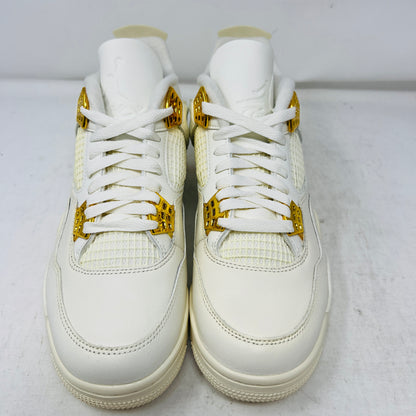 Jordan 4 Retro Metallic Gold (Women's)