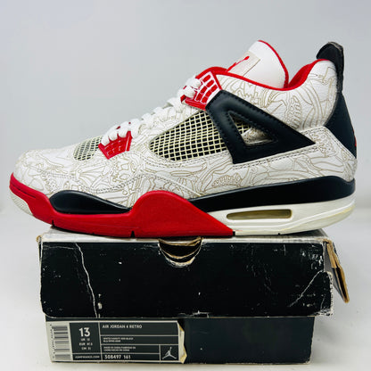 Jordan 4 Retro White Laser