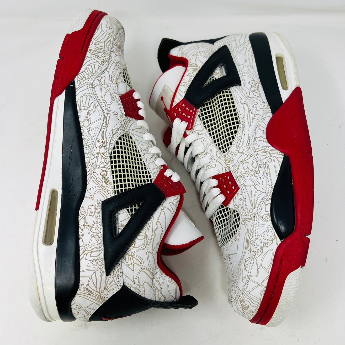 Jordan 4 Retro White Laser