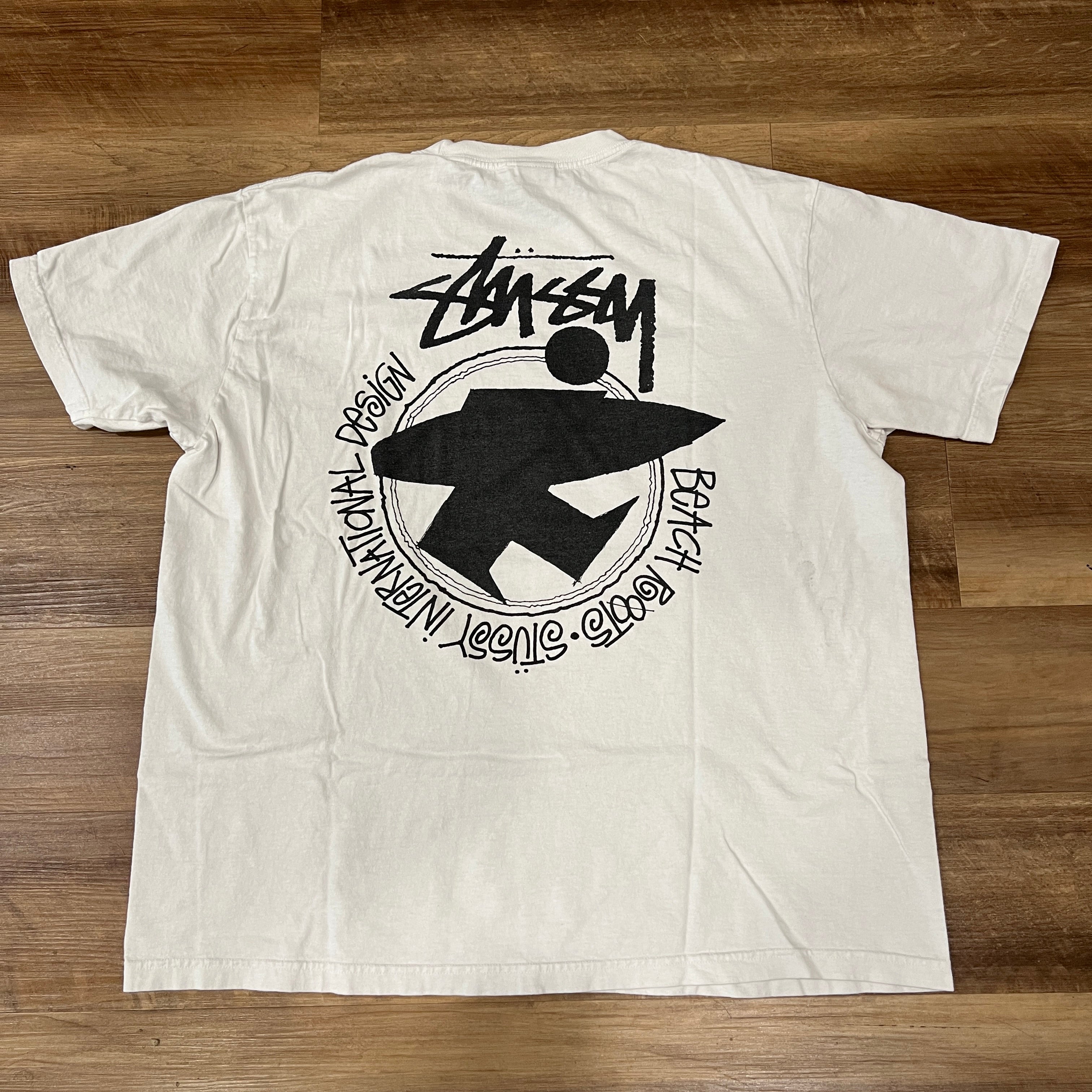 Stussy Beach Roots Pigment Dyed Tee Natural – Holy Ground