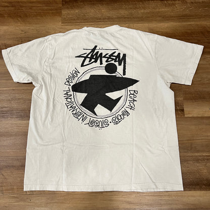 Stussy Beach Roots Pigment Dyed Tee Natural