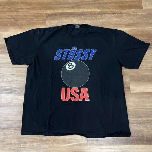 Stüssy USA Pigment Dyed Tee Black