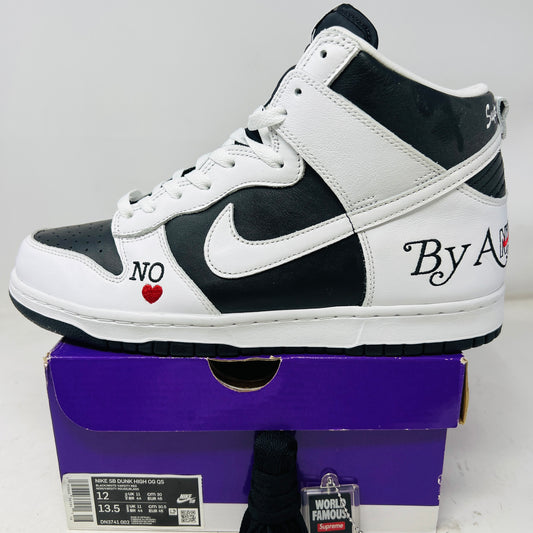 Nike SB Dunk High Supreme By Any Means Black