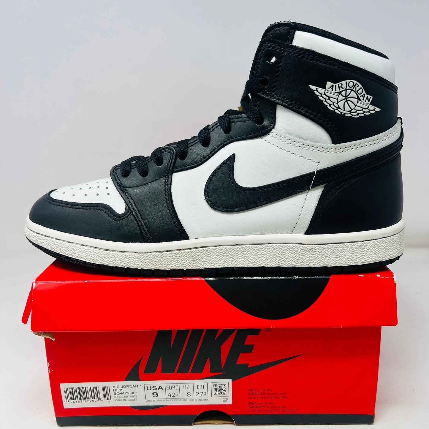 Jordan 1 Retro High '85 Black White (2023)