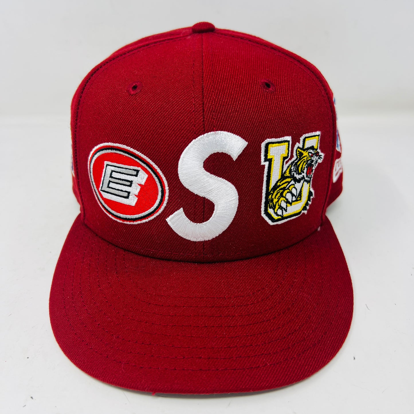 Supreme Mascots S Logo New Era 59Fifty Fitted Cap Red
