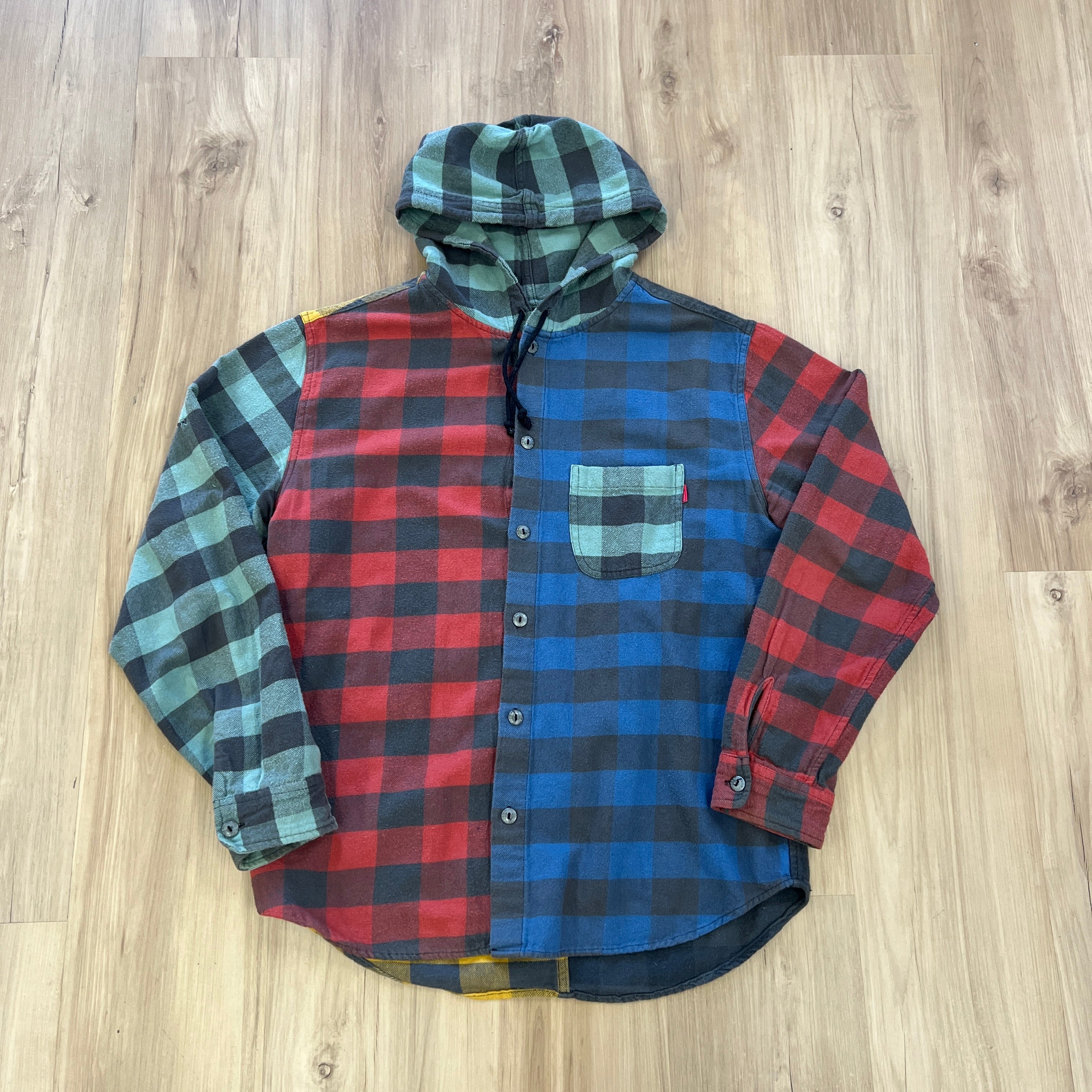 トップス Supreme Dickies Hooded Flannel Shirt Supreme Dickies Lined Zip Up Hooded Flannel Shirt – Holy Ground