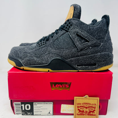 Jordan 4 Retro Levi's Black (Levi's Tag)