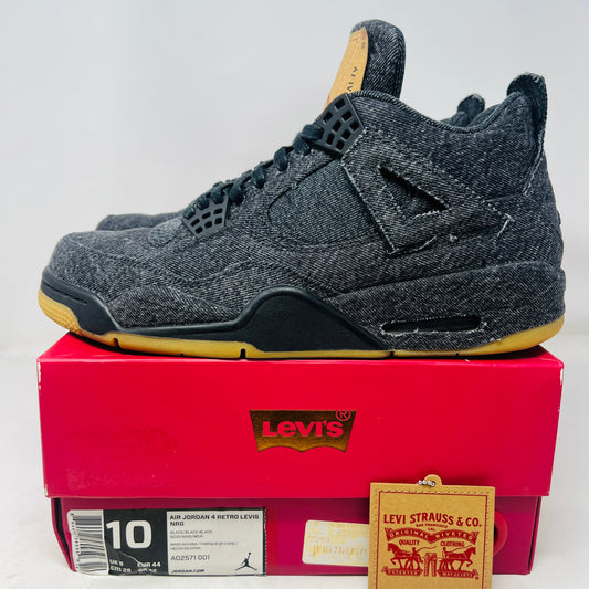 Jordan 4 Retro Levi's Black (Levi's Tag)