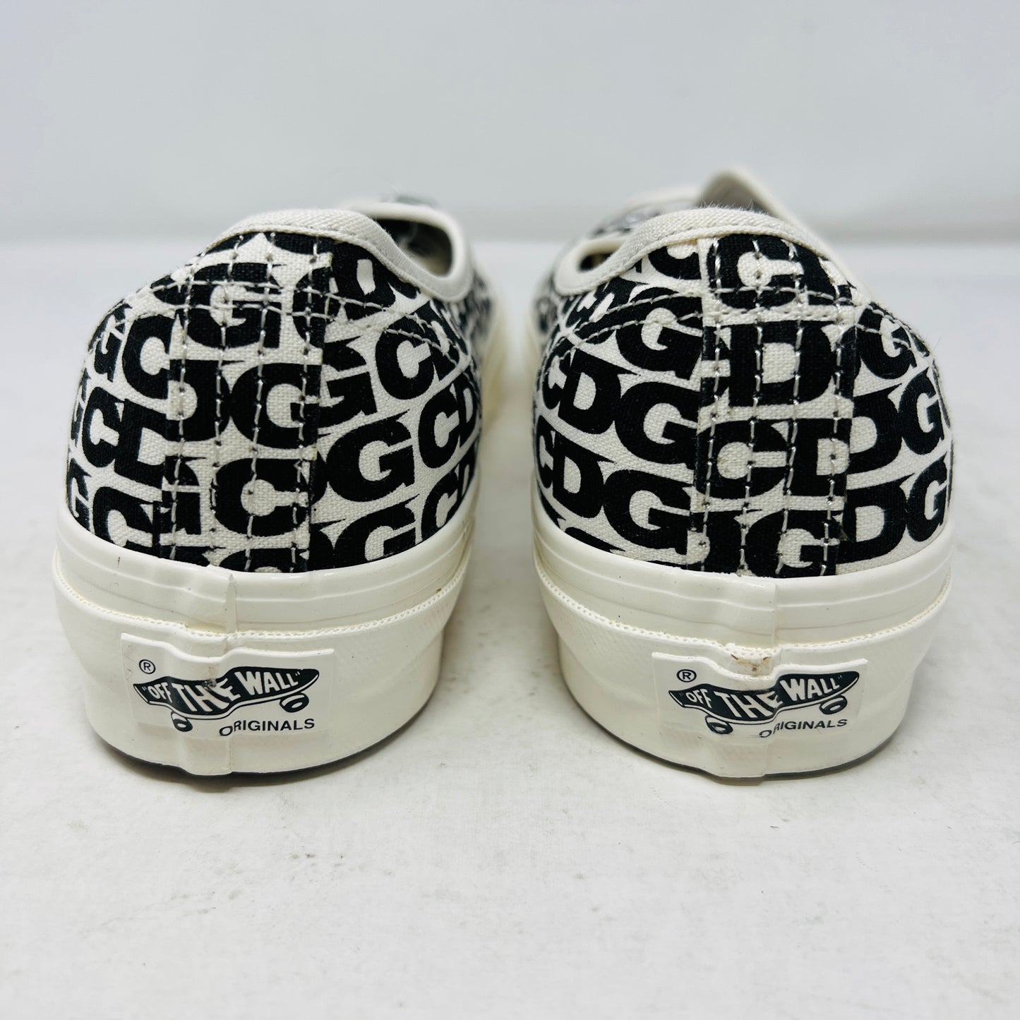 Vans Authentic Comme des Garcons Black Heel Tab (Curved Rubber)