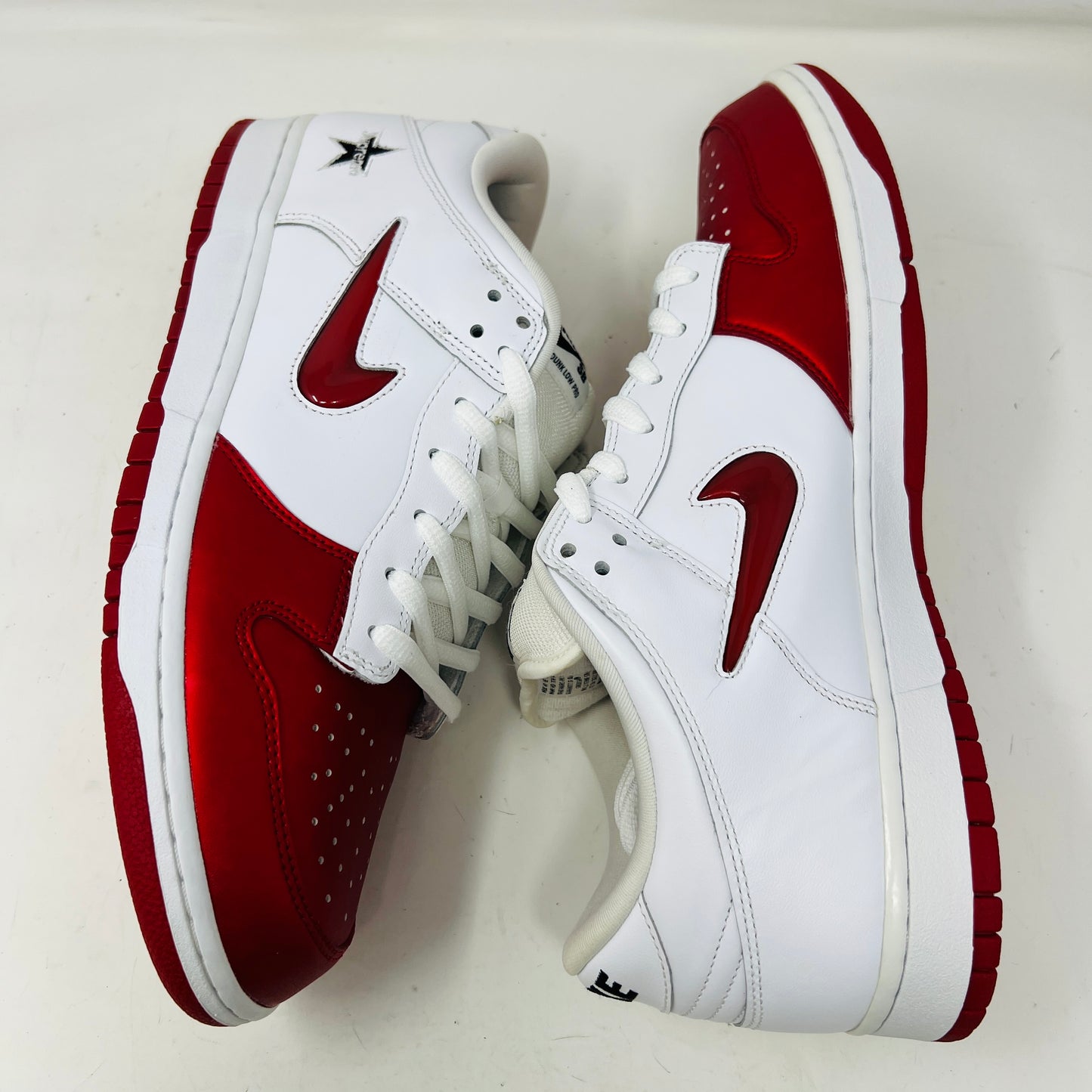 Nike SB Dunk Low Supreme Jewel Swoosh Red