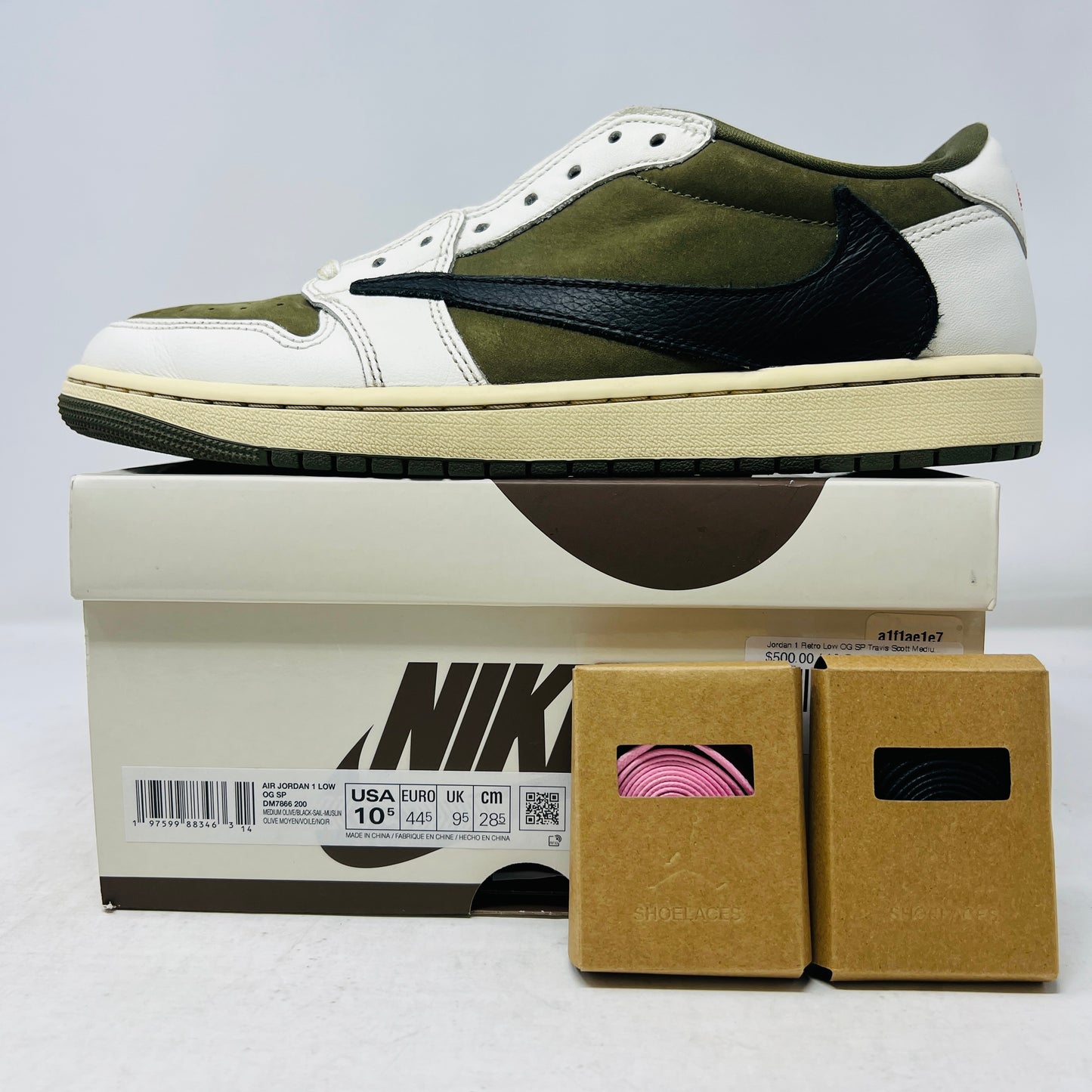 Jordan 1 Retro Low OG SP Travis Scott Medium Olive