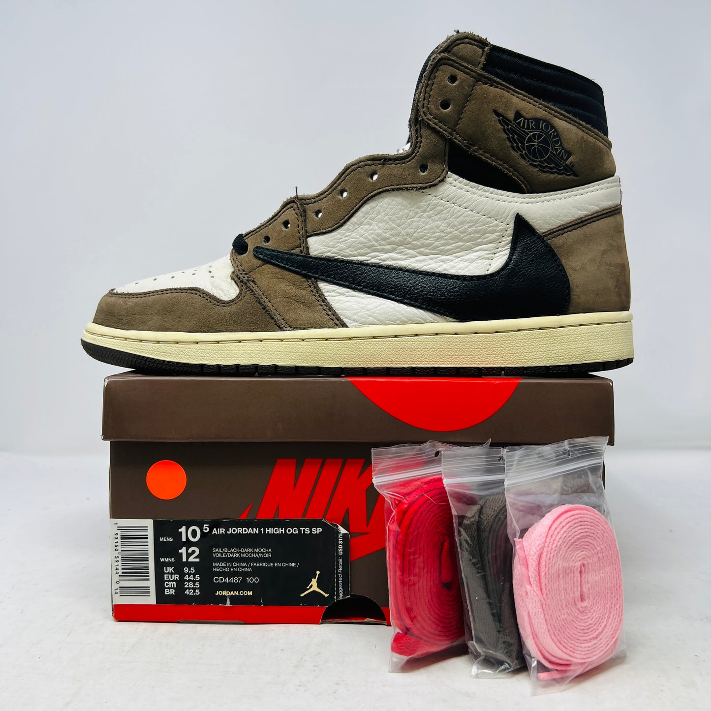 Jordan 1 Retro High OG SP Travis Scott Mocha