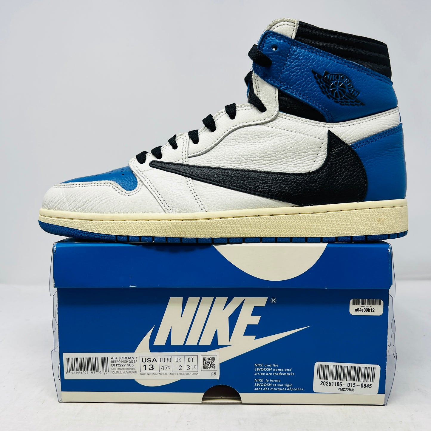 Jordan 1 Retro High OG SP Fragment x Travis Scott