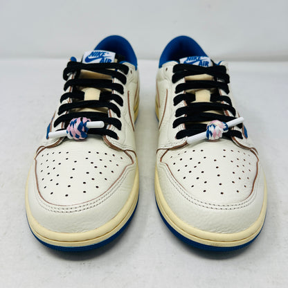 Jordan 1 Retro Low OG SP Fragment x Travis Scott Sail Military Blue