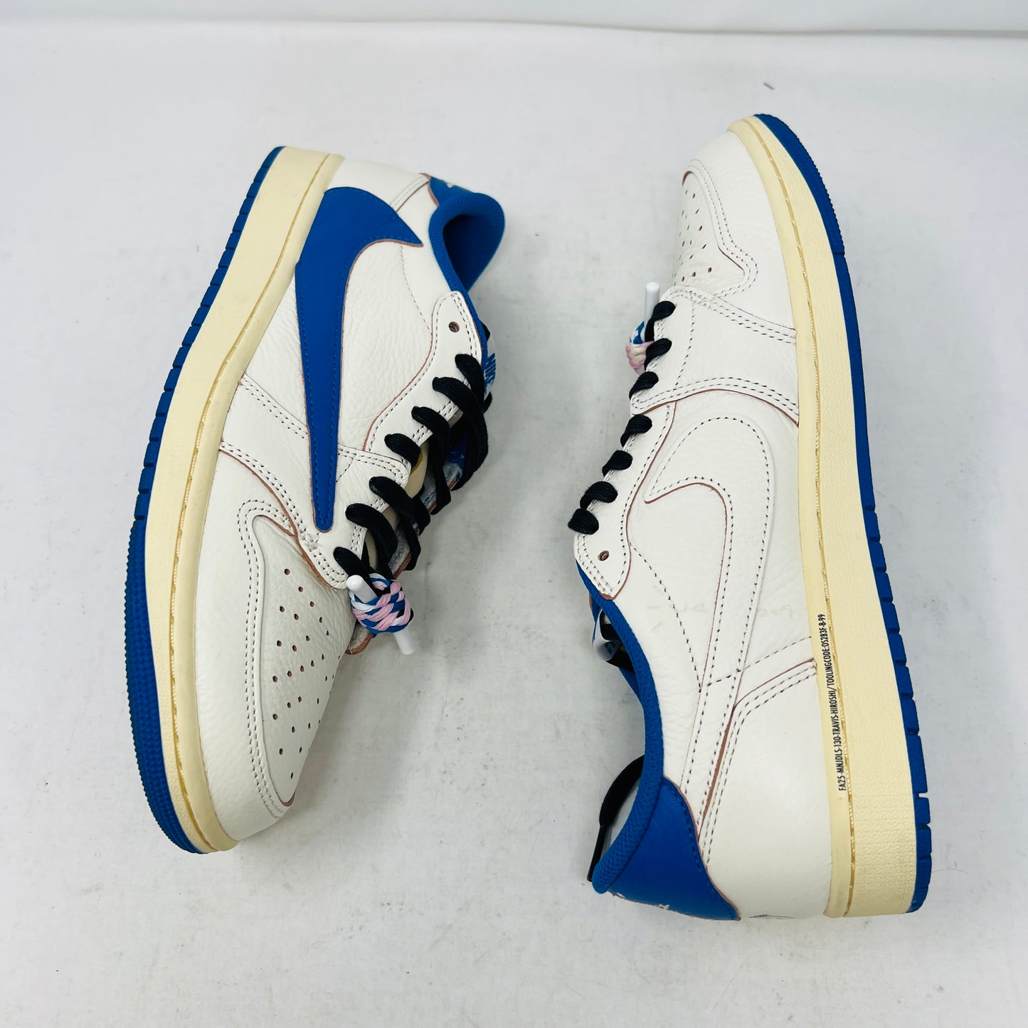 Jordan 1 Retro Low OG SP Fragment x Travis Scott Sail Military Blue
