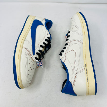 Jordan 1 Retro Low OG SP Fragment x Travis Scott Sail Military Blue