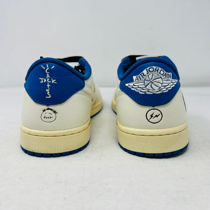 Jordan 1 Retro Low OG SP Fragment x Travis Scott Sail Military Blue