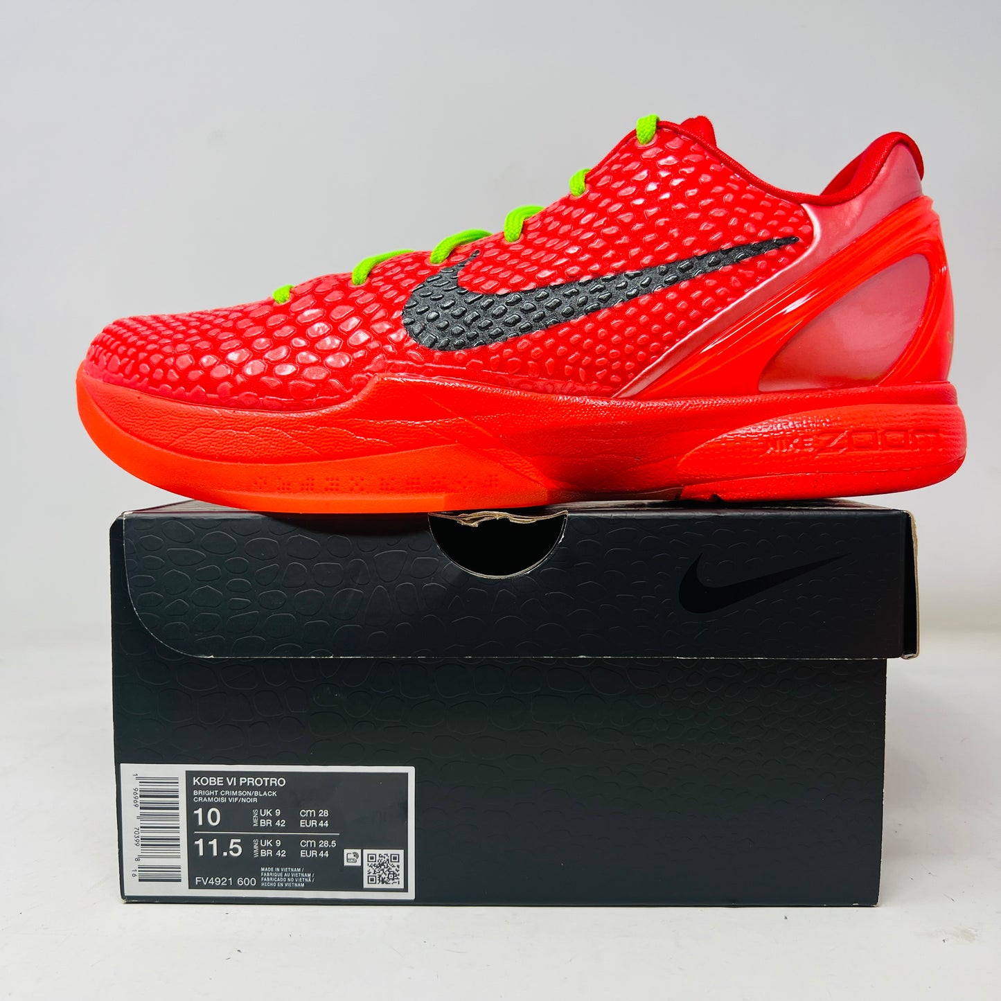 Nike Kobe 6 Protro Reverse Grinch