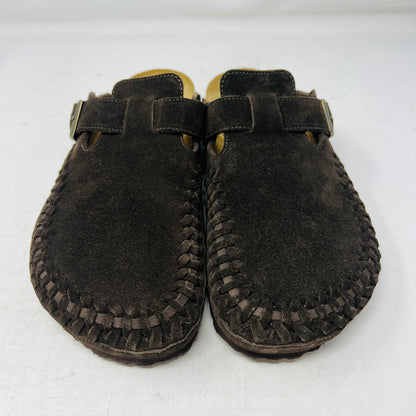 Birkenstock Boston Braided Suede Kith Mocca