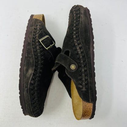 Birkenstock Boston Braided Suede Kith Mocca
