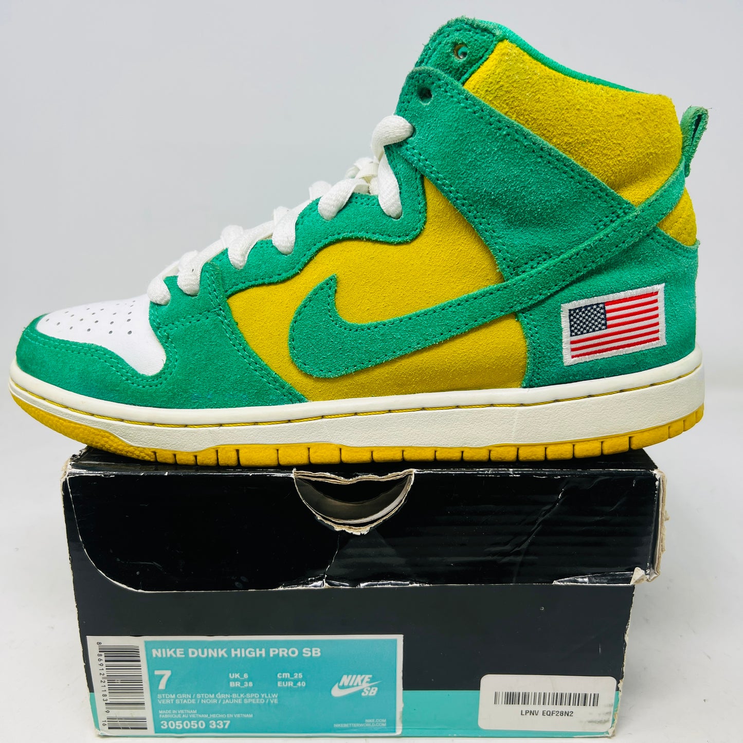 Nike SB Dunk High Oakland Athletics
