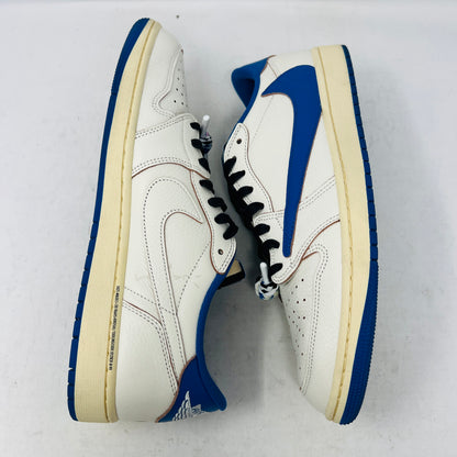Jordan 1 Retro Low OG SP Fragment x Travis Scott Sail Military Blue
