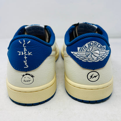 Jordan 1 Retro Low OG SP Fragment x Travis Scott Sail Military Blue