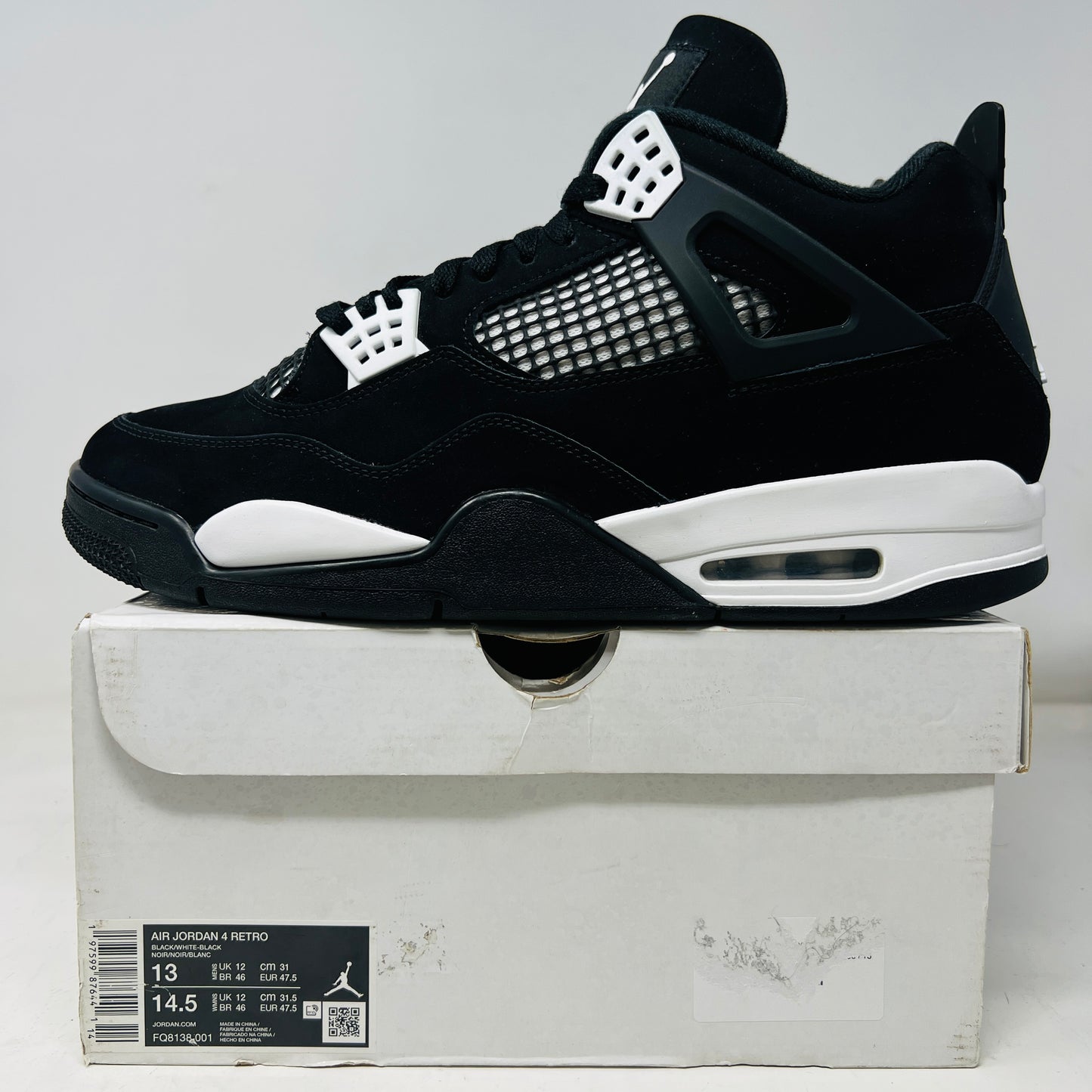 Jordan 4 Retro White Thunder
