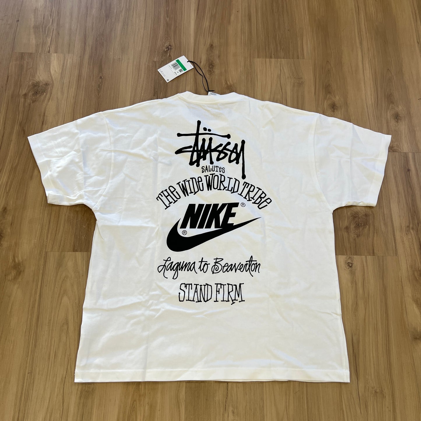 Nike x Stussy The Wide World Tribe T-Shirt White
