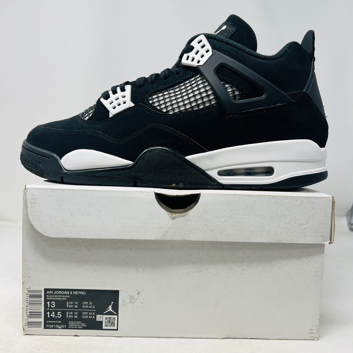 Jordan 4 Retro White Thunder