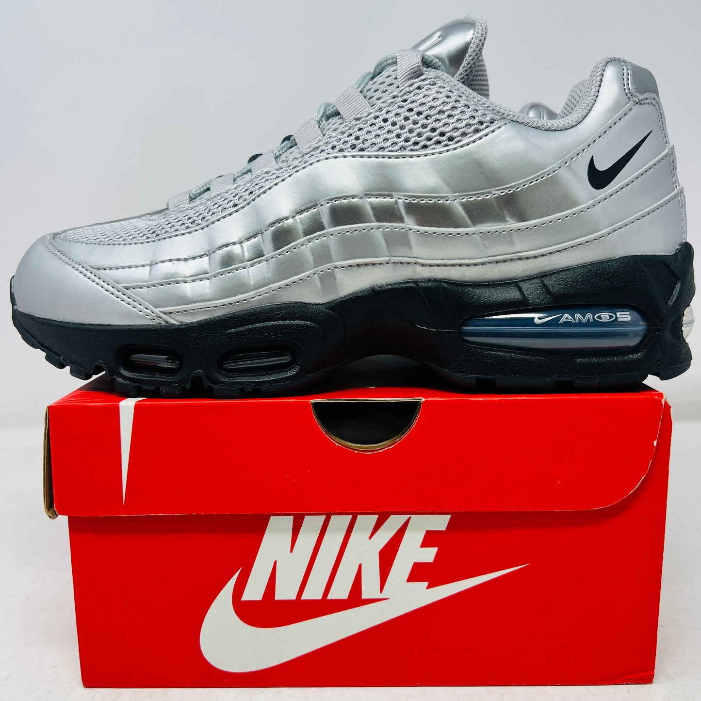 Nike Air Max 95 SE Big Bubble Total 90 Metallic Silver