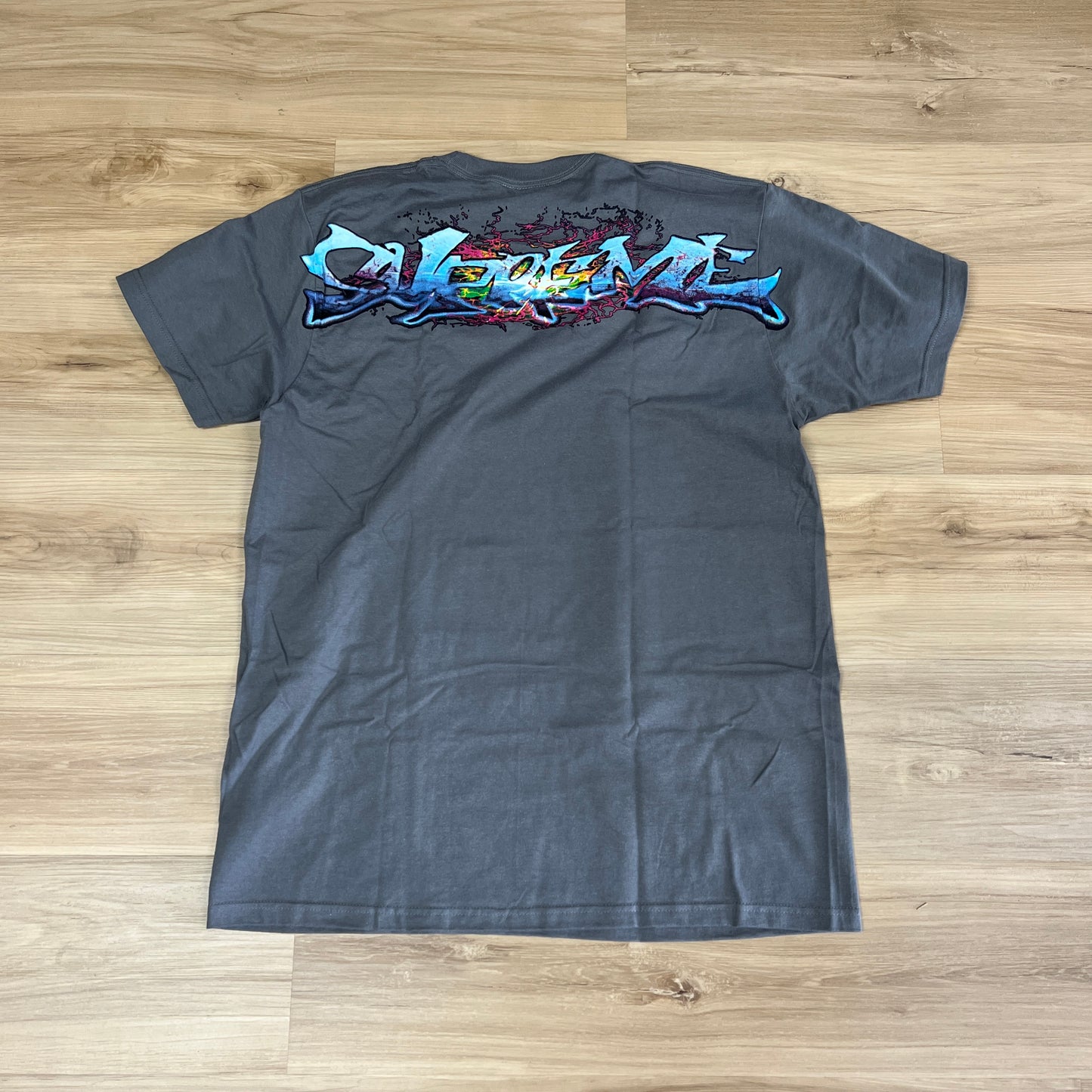 Supreme Tag Tee Charcoal