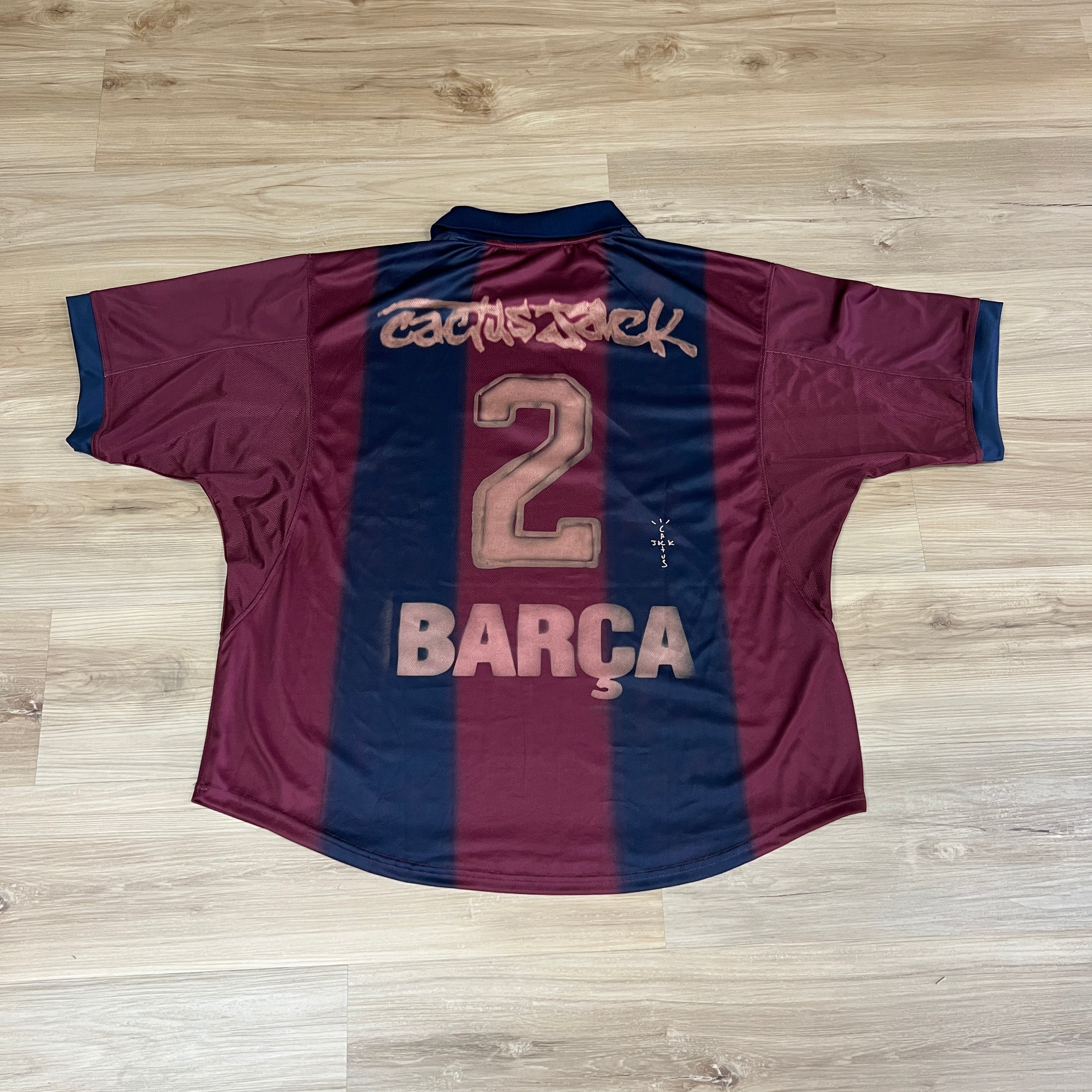 Travis Scott x Nike x FC Barcelona Retro 2000/01 Home Skeleton