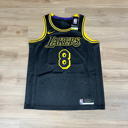 Nike Los Angeles Lakers Kobe Bryant Black Mamba City Edition Swingman Jersey Black/Gold