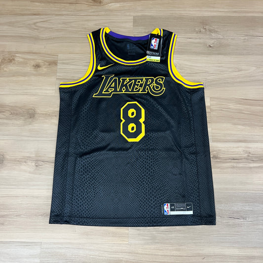 Nike Los Angeles Lakers Kobe Bryant Black Mamba City Edition Swingman Jersey Black/Gold