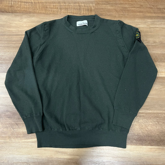 Stone Island Cotton Waffle Crew Sweatshirt