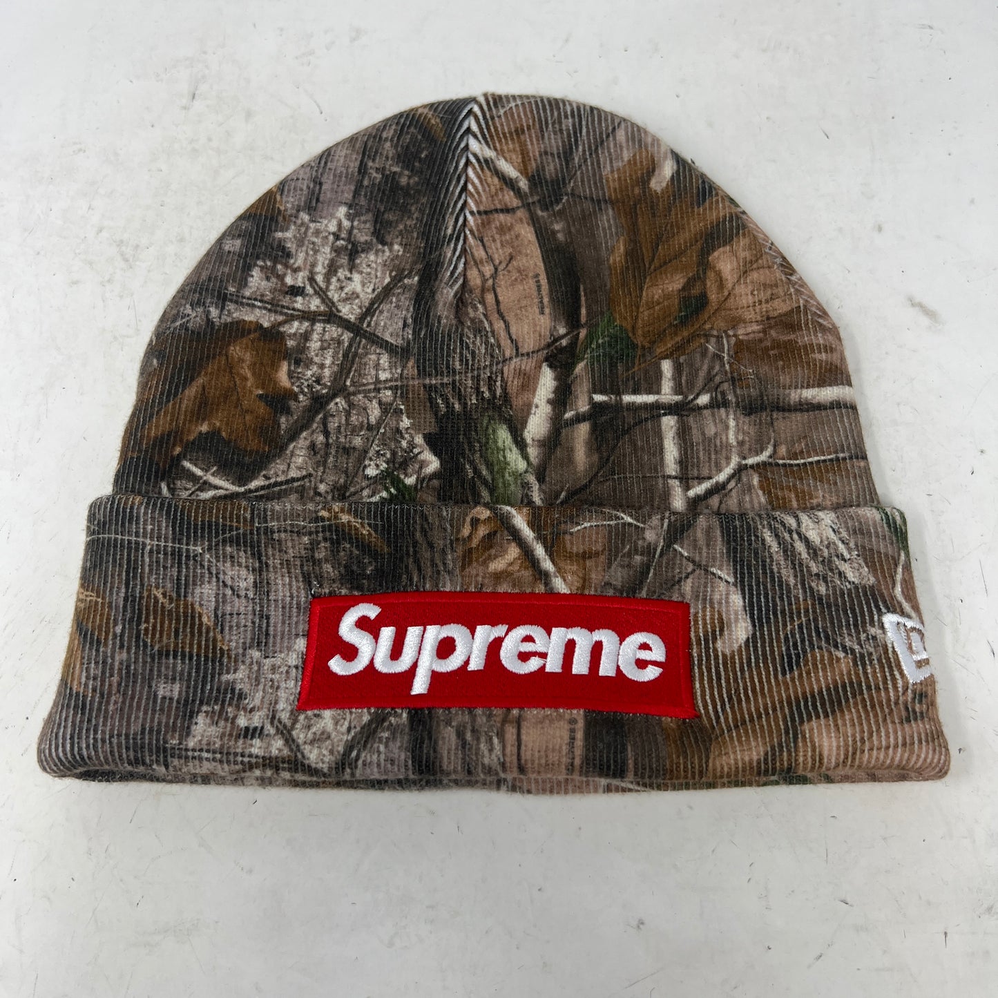 Supreme New Era Box Logo Beanie (FW25) Realtree AP Camo