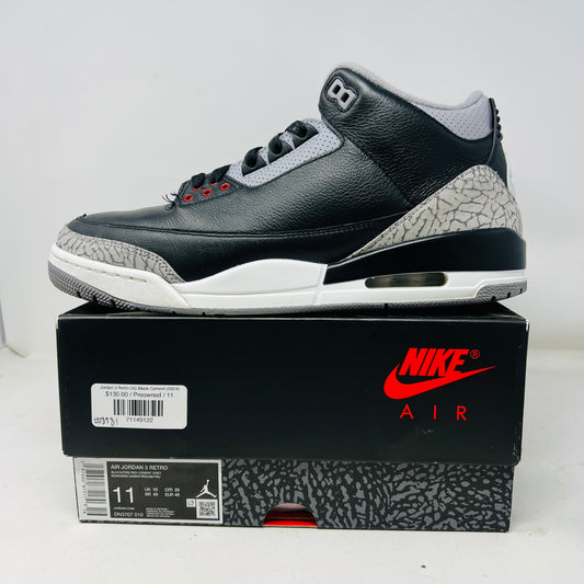 Jordan 3 Retro OG Black Cement (2024)